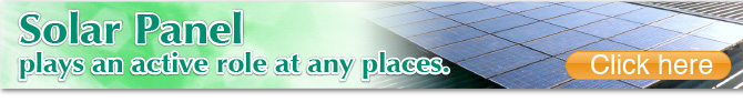 Solar Panel plays an active role at any places.